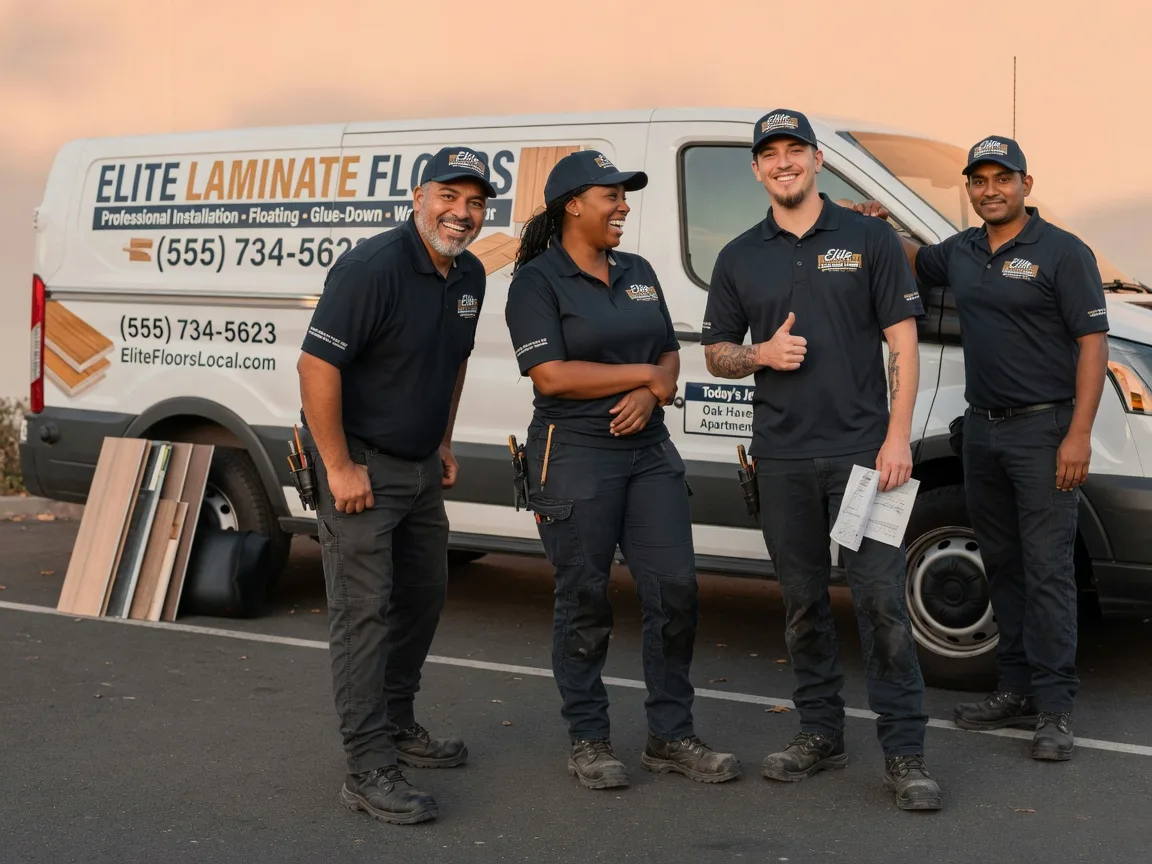 Laminate flooring installation company in Tussy, OK